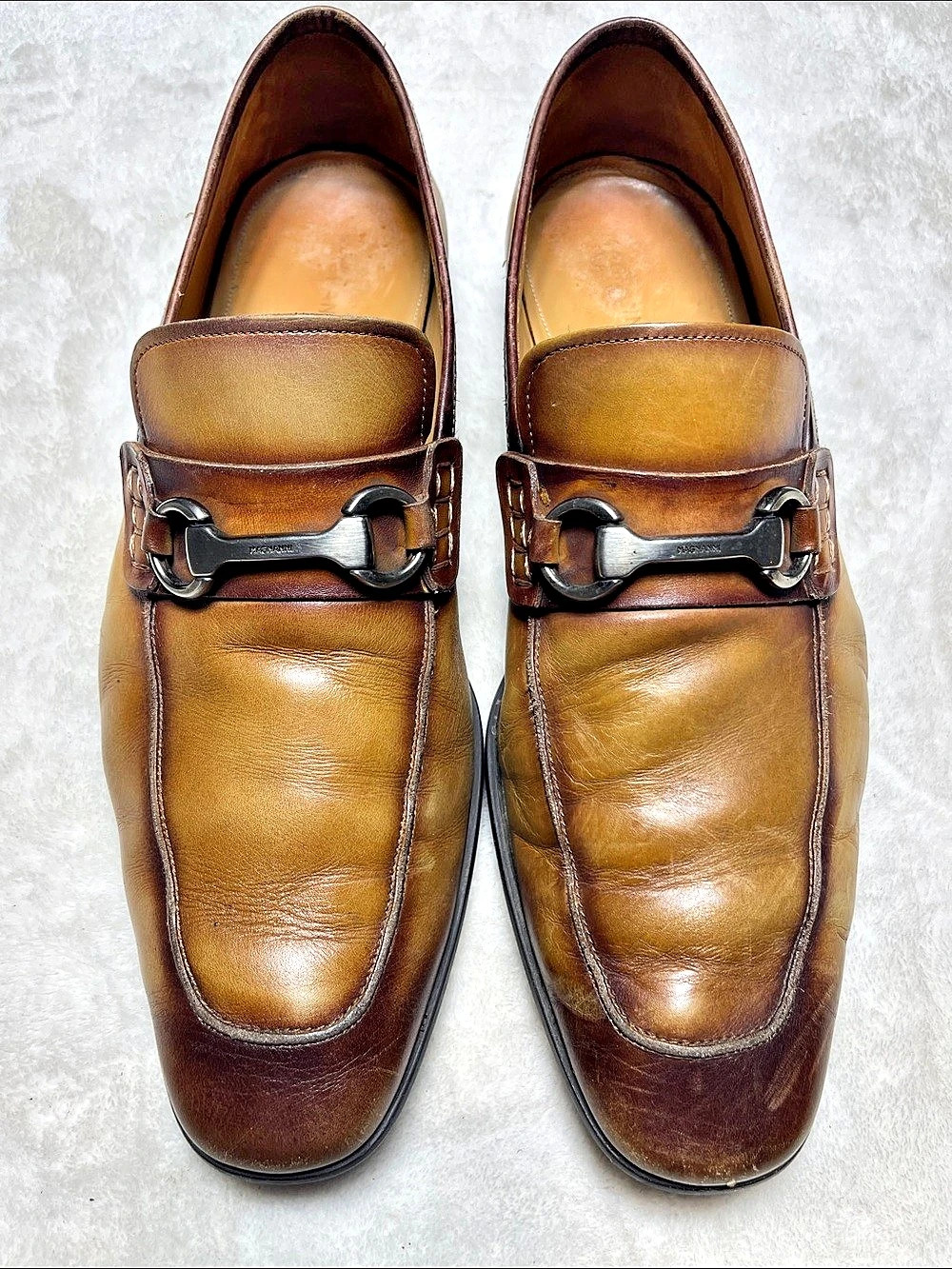 Magnanni Horsebit Loafers in Brown US 12 M
